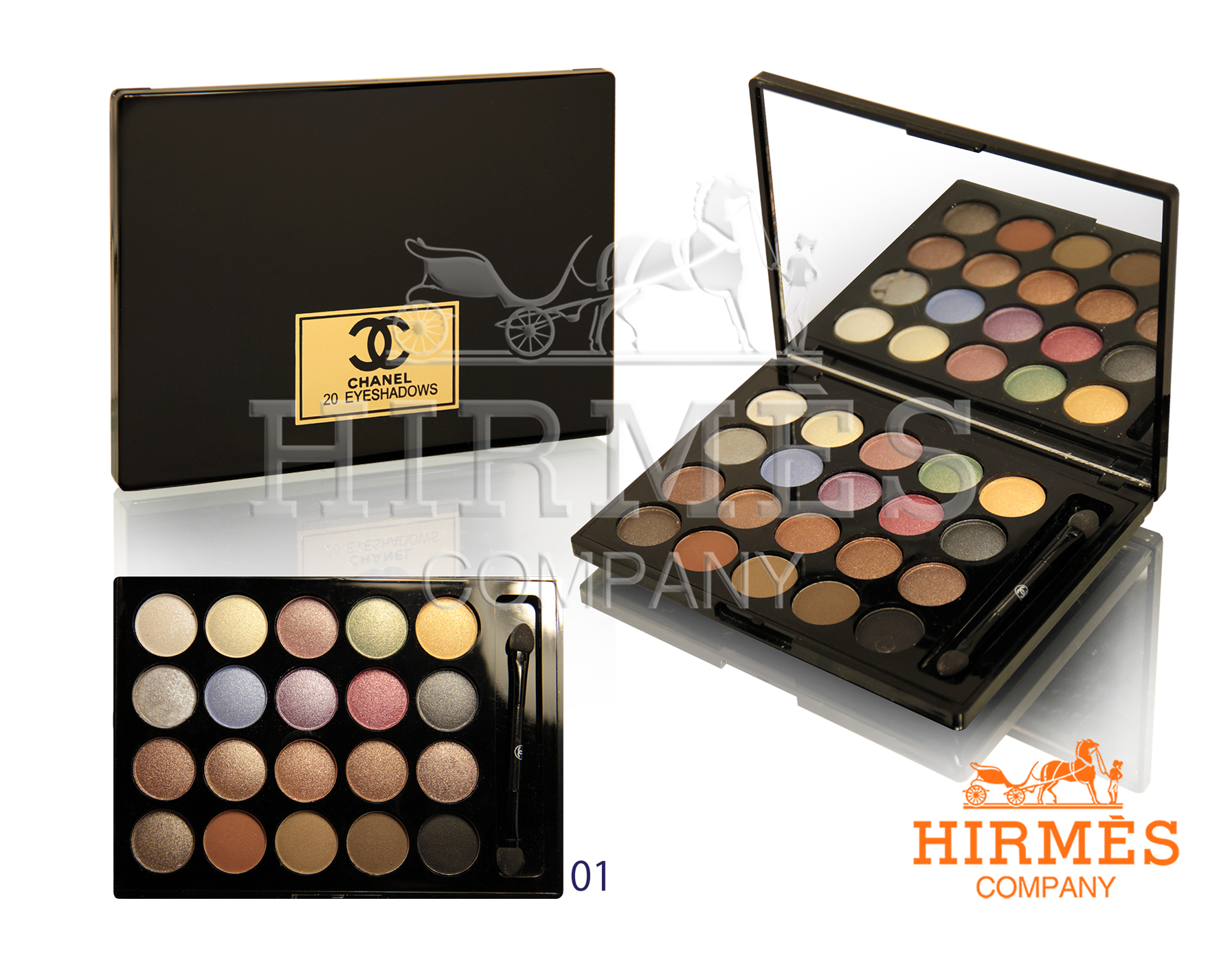 Тени для век Chanel 20 Eye Shadows оптом в Украине | Интернет